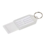 Бирки для ключей КОМПЛЕКТ 20 ШТ., длина 55 мм, инфо-окно 39х22 мм, ПРОЗРАЧНЫЕ, BRAUBERG, 237496 — изображение 5