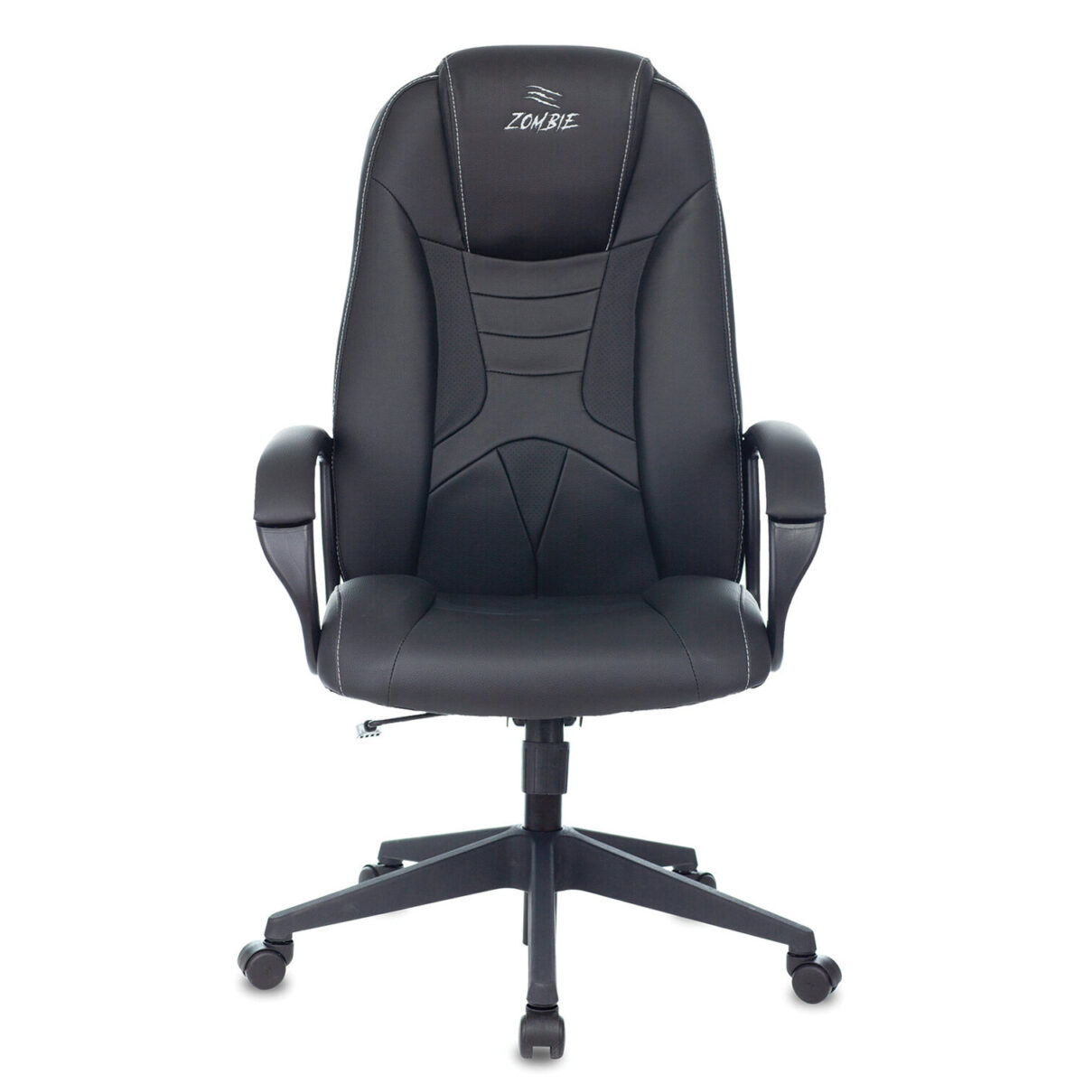 Кресло компьютерное ZOMBIE 8, экокожа, черное, 1583069 — изображение 2