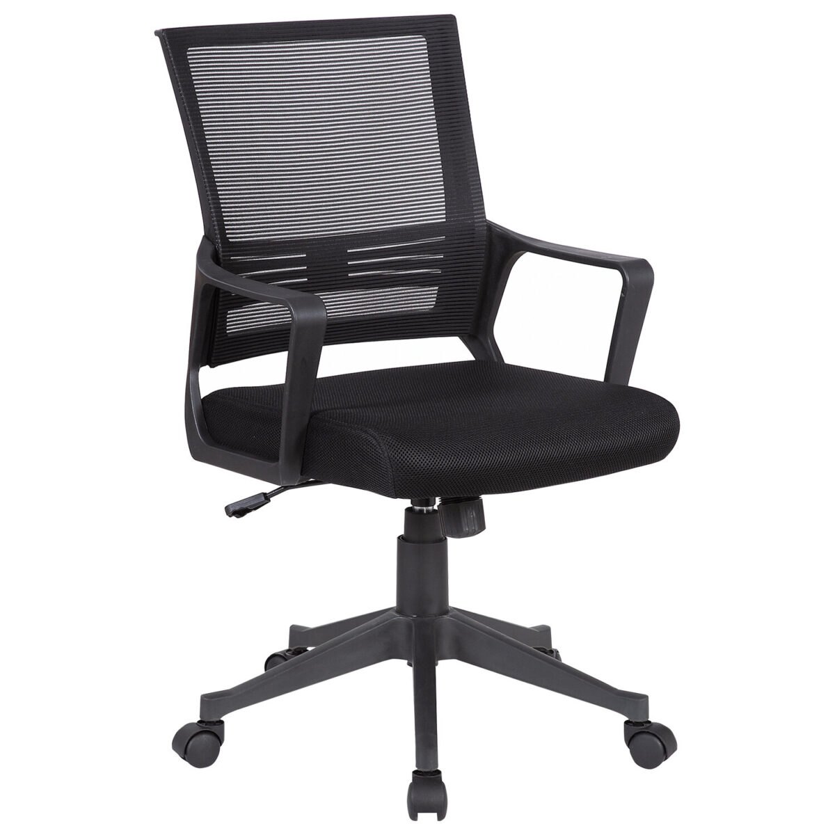 Кресло BRABIX "Balance MG-320", с подлокотниками, черное, 531831 — изображение 1