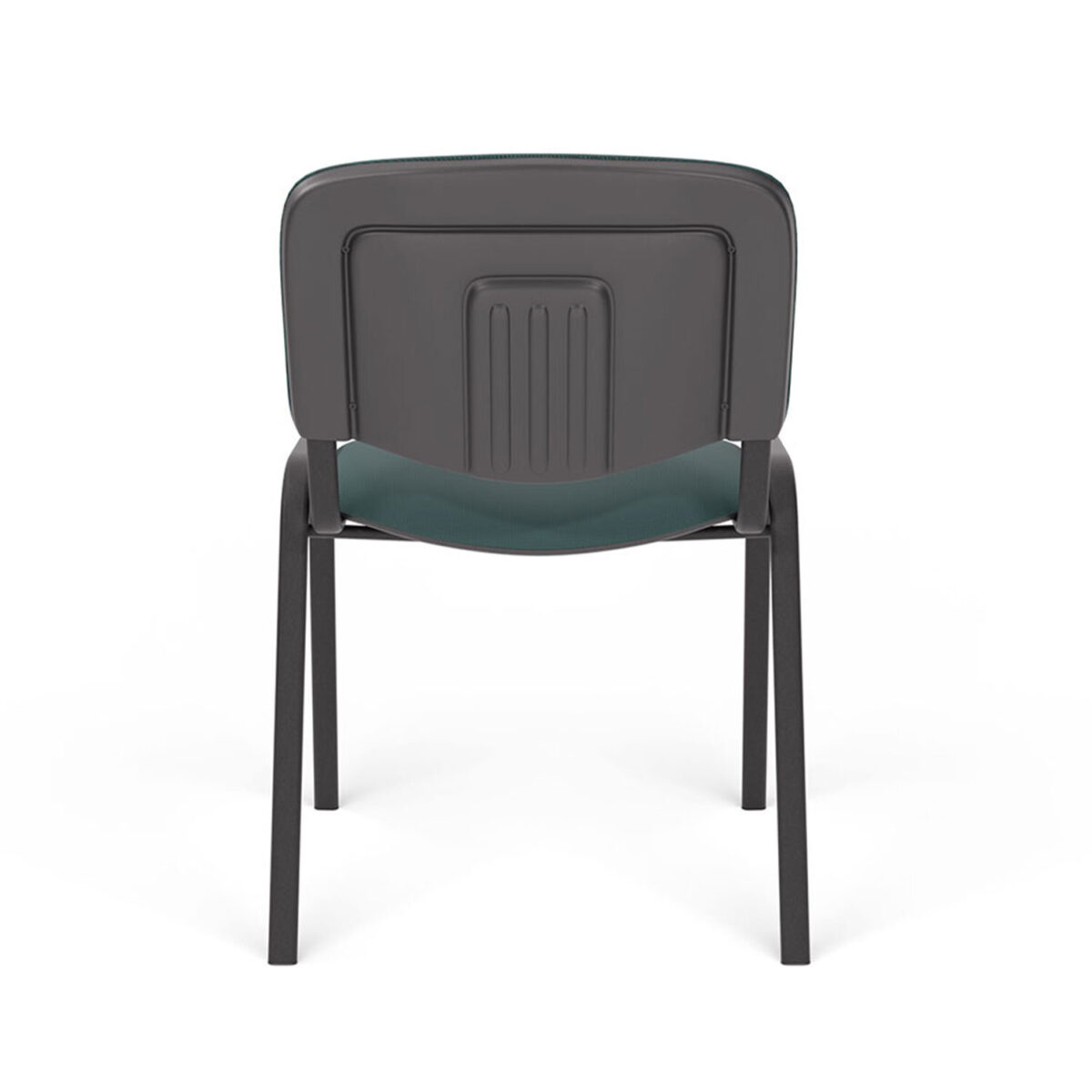 Стул для персонала и посетителей "ИЗО", черный каркас, ткань черно-зеленая, В-21/С-33 — изображение 6