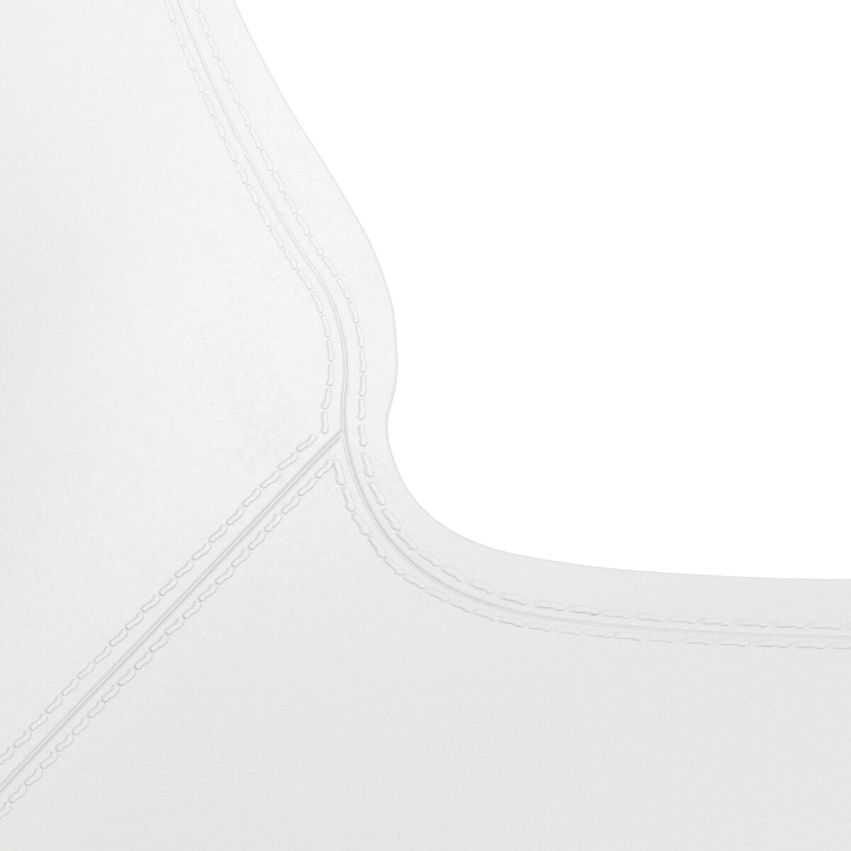 Стул для столовых, кафе, дома SHT-S75, серебристый металлический каркас, пластик белый — изображение 6