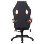 Кресло компьютерное BRABIX "Techno Pro GM-003", ткань, черное/серое, вставки оранжевые, 531813 — изображение 9