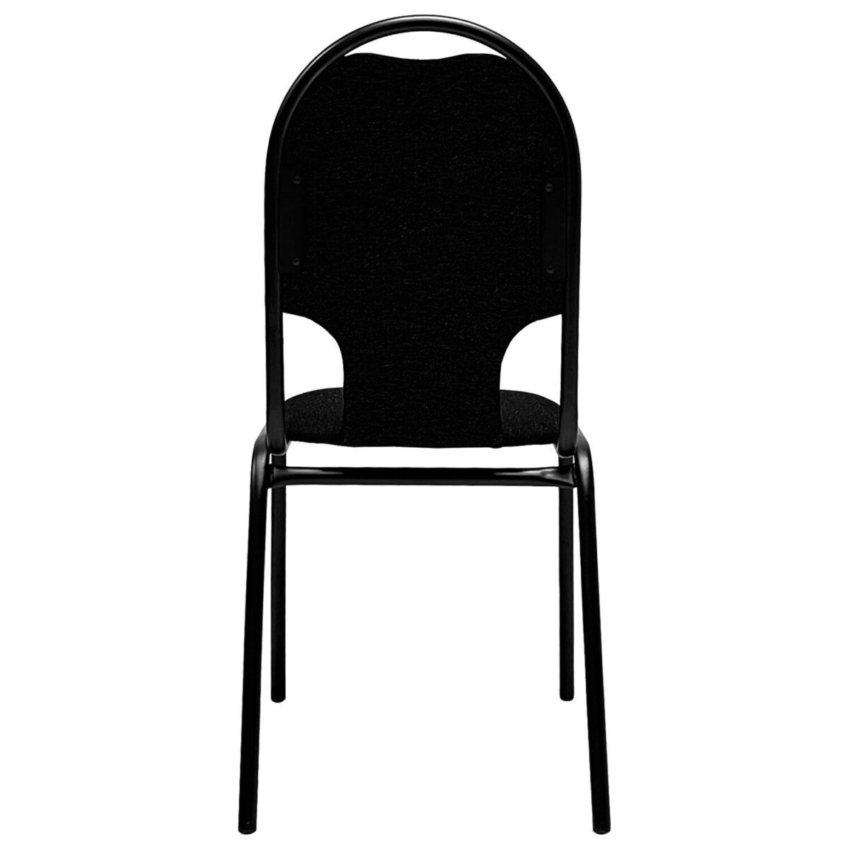 Стул для посетителей РС02М, черный каркас, ткань черная — изображение 6