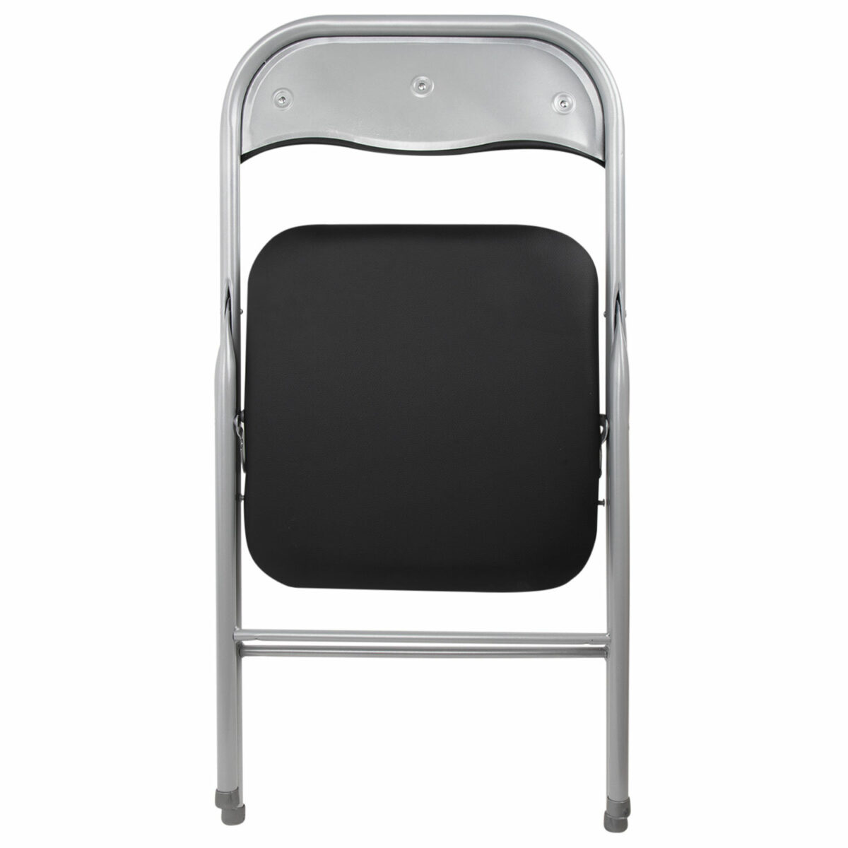 Стул складной BRABIX "Golf CF-007", серебристый каркас, кожзам чёрный, 532891 — изображение 12