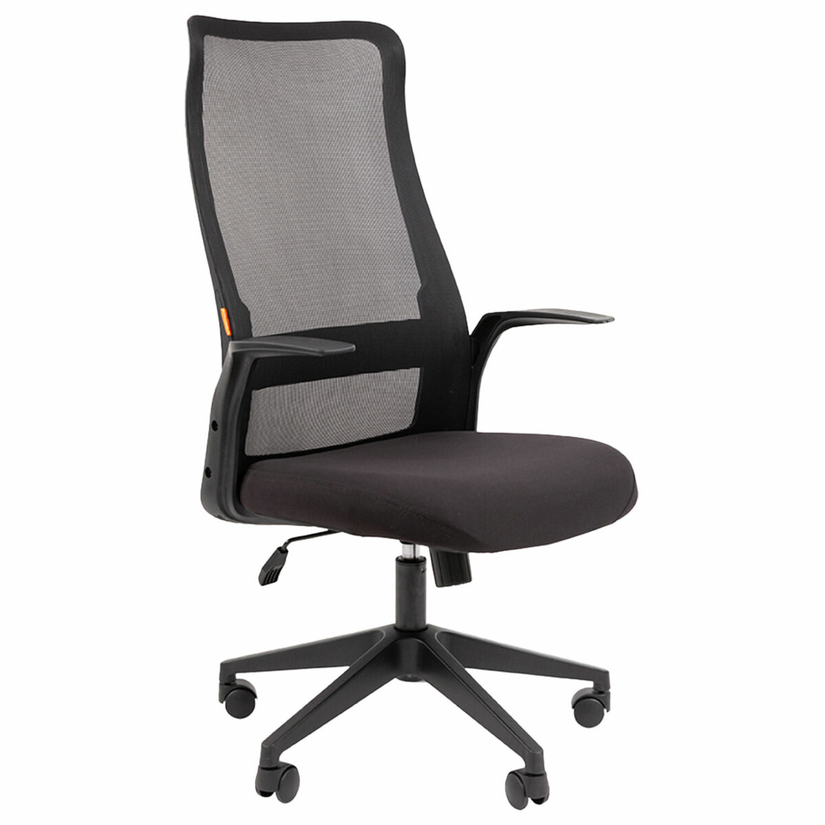 Кресло офисное Chairman CH 573, сетка/ткань, черное, 7134740 — изображение 1