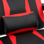 Кресло компьютерное CROMEX (КРОМЕКС) "Start GM-105", две подушки, экокожа, черное/красное, 532957 — изображение 14