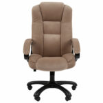 Кресло офисное Chairman CH 600, велюр, бежевое, 7158673 — изображение 3