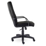 Кресло офисное "Менеджер", ткань, монолитный каркас, черное С-11, В-14 — изображение 6