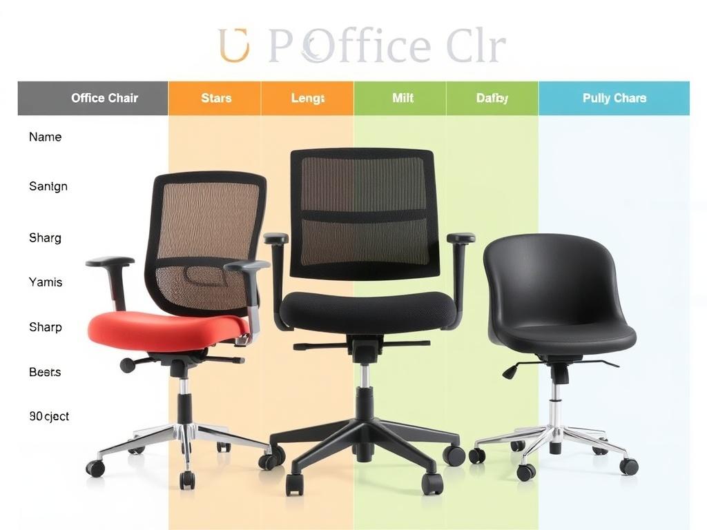 −офисное кресло ch. Таблица сравнения популярных типов кресел