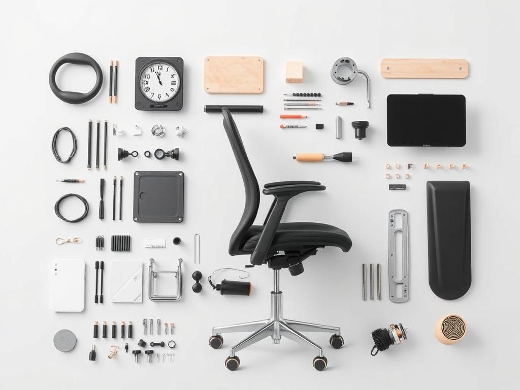 −составляющие офисного кресла. Таблица: быстрый справочник по элементам