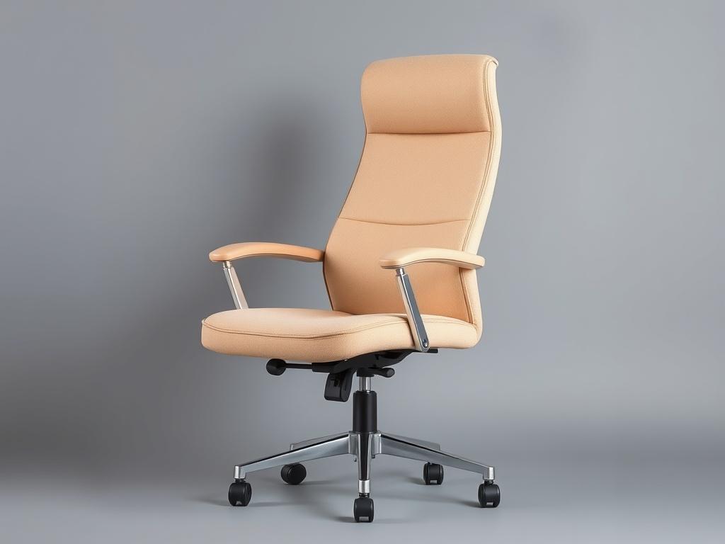 −офисное кресло бежевое. Уход и долговечность