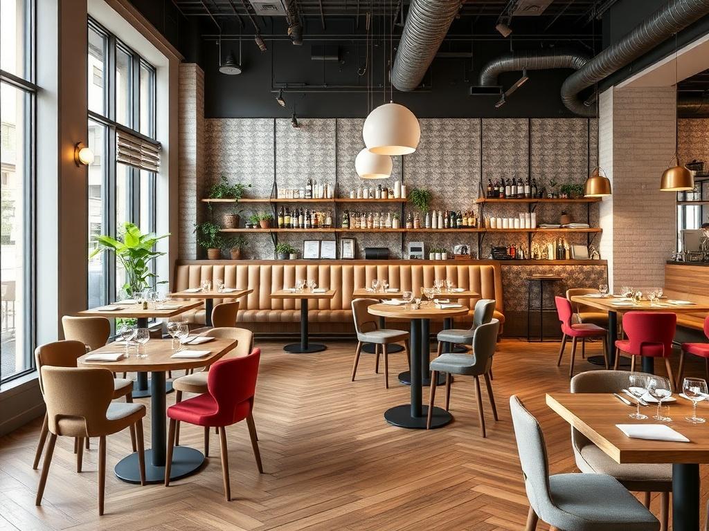 Мебель для столовых, баров и кафе. Комбинации для разных форматов Мебель для столовых, баров и кафе. Комбинации для разных форматов