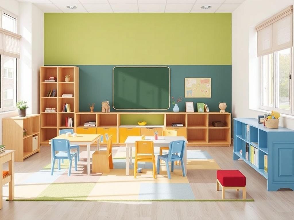 Мебель для детских садов и учебных заведений. Ключевые требования к мебели