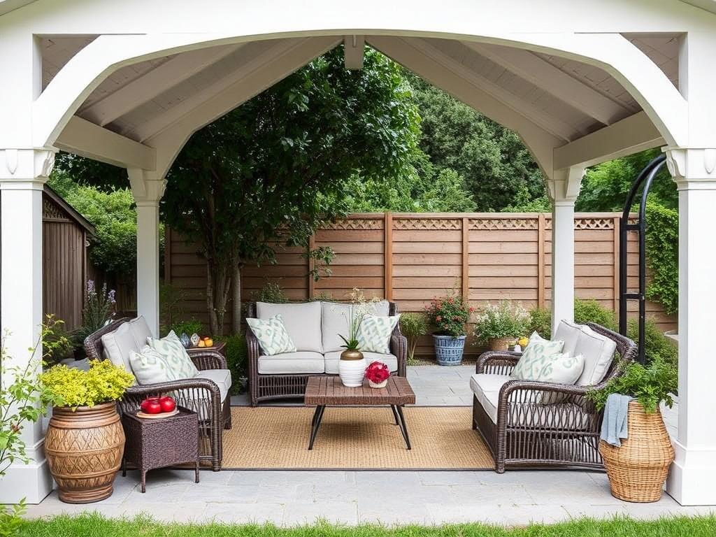 Мебель для открытого пространства, дачи и сада. Освещение и аксессуары