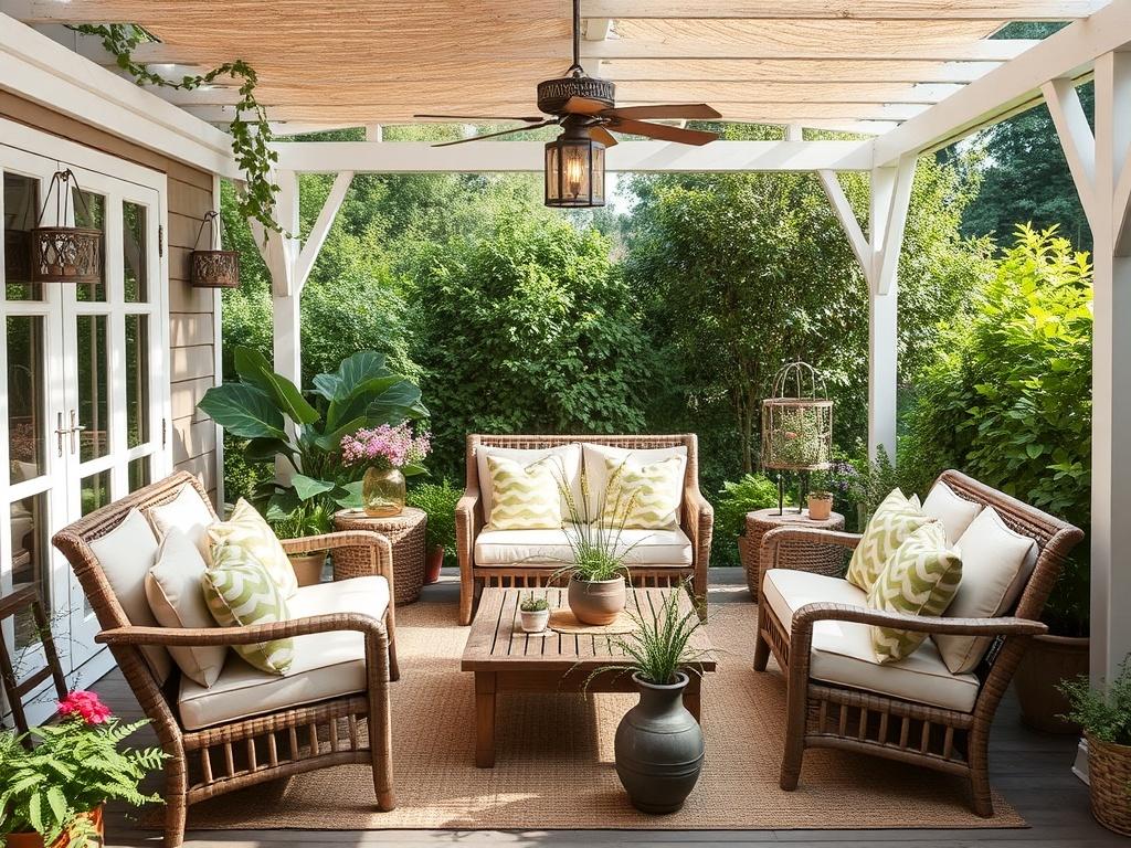 Мебель для открытого пространства, дачи и сада. Примеры композиций для разных настроений